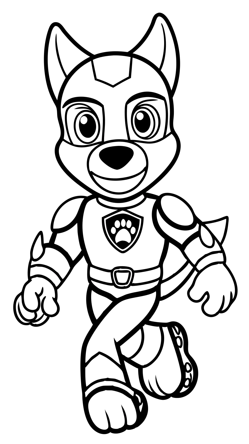 PAW PATROL Mighty Pups Coloring Páginas